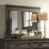 Liberty Furniture 759-BR51 Thornwood Hills - Mirror Metal Strip Accents - Rock Beaten Brown