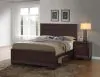 CoasterEveryday 204390KW Kauffman - Wood California King Storage Panel Bed - Dark Cocoa