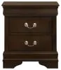 CoasterEveryday 202411KE-S4 Louis Philippe - 4 Piece Eastern King Bedroom Set - Cappuccino