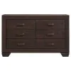 CoasterEveryday 204393 Kauffman - 6-Drawer Dresser - Dark Cocoa