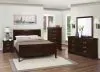 CoasterEveryday 202411KE-S4 Louis Philippe - 4 Piece Eastern King Bedroom Set - Cappuccino
