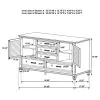 CoasterEssence 205333 Franco - 5-Drawer Dresser - Distressed White