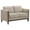 Coaster Fine Furniture 511101-S3 Islington - 3 Piece Upholstered Panel Arm Sofa Set - Taupe