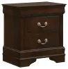 CoasterEveryday 202411KE-S4 Louis Philippe - 4 Piece Eastern King Bedroom Set - Cappuccino