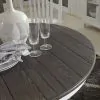 Liberty Furniture 417-DR-PDS Allyson Park - Pedestal Table - Wirebrushed White / Charcoal