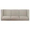 Coaster Fine Furniture 511101-S3 Islington - 3 Piece Upholstered Panel Arm Sofa Set - Taupe