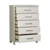 Liberty Furniture 406W-BR41 Modern Farmhouse - 5 Drawer Chest - White
