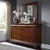 Liberty Furniture 589-BR51 Rustic Traditions - Landscape Mirror - Rustic Cherry