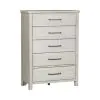 Liberty Furniture 406W-BR41 Modern Farmhouse - 5 Drawer Chest - White