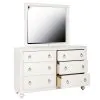 Samuel Lawrence Furniture S458-410 Bella White - Kids 6-Drawer Dresser - White