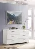 CoasterEssence 203503 Felicity - 6-Drawer Dresser - White High Gloss