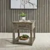 Liberty Furniture 172-OT1020 Parkland Falls - Rectangular End Table - Weathered Taupe