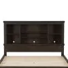 Liberty Furniture 759-BR17B Liberty Furniture 759-BR17B Thornwood Hills - Full Bookcase Headboard - Rock Beaten Brown