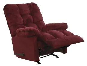 Jackson Furniture Industries 47372-1765/40 Jackson Furniture Industries 47372-1765/40 Nettles - Chaise Rocker Reclining With Deluxe Heat/Massage - Merlot