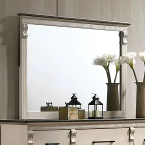 Furniture of America CM7182M Agathon - Mirror - Antique White