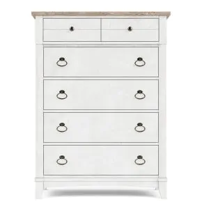 Riverside Furniture 91465 Maddox - 5 Drawer Chest - White