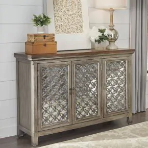 Liberty Furniture 2012-AC5636 Liberty Furniture 2012-AC5636 Westridge - 3 Door Accent Cabinet - Light Brown