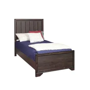 Samuel Lawrence Furniture S462-YBR-K1 Granite Falls - Twin Bed with Panel Headboard - Espresso Brown