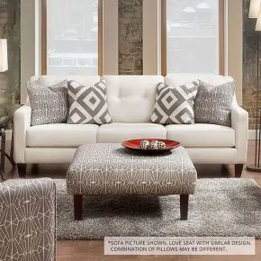 Furniture of America SM8563-LV Parker - Loveseat - Ivory