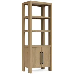 Riverside Furniture 91048 Davie - Entertainment Pier Unit - Light Brown