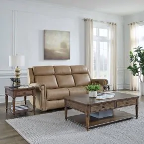 Liberty Furniture 336-OT-3PCS Harrison Heights - 3 Piece Set (Cocktail Table And 2 End Tables) - Sienna