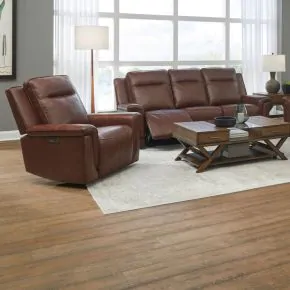 Liberty Furniture 7001CG-UPH-SOREC Liberty Furniture 7001CG-UPH-SOREC Avery - Sofa & Recliner - Cognac