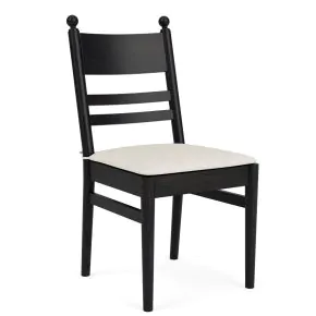 Riverside Furniture 61758 Riverside Furniture 61758 Calhoun - Laderback Side Chair (Set of 2) - Ebony Whiskey Oak