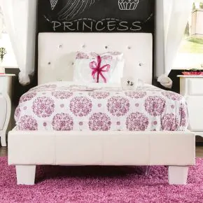 Furniture of America CM7949WH-T-BED-VN Velen - Twin Bed - White