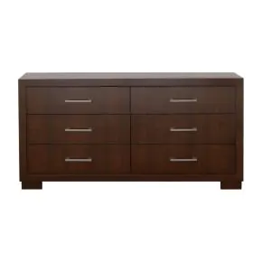 CoasterEssence 200713 Jessica - 6-Drawer Dresser - Cappuccino