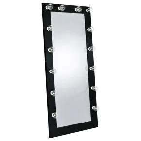 Coaster Fine Furniture 969557 Zayan - Floor LED Lighting Black Gloss - Mirror