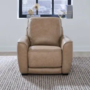 Liberty Furniture 6000OM-12P Liberty Furniture 6000OM-12P Blake - Recliner P2 & Zero Wall - Sophia Oatmeal