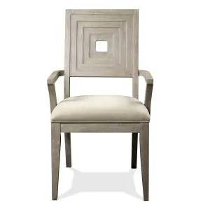 Riverside Furniture 73458 Cascade - Upholstered Wood-Back Arm Chair (Set of 2) - Dovetail