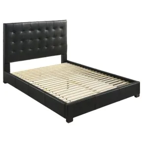 Coaster Fine Furniture 315911BLKKEB1 Medley - King Headboard & Slats, Box 1 of 2 - Black