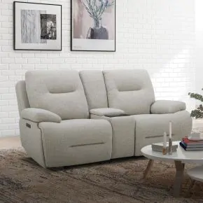 Liberty Furniture 7008GF-23P Cameron - Loveseat With Console P3 & ZG - Nathan Ginger