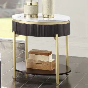 Furniture of America CM4412WN-E Koblenz - End Table - Dark Walnut