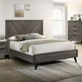 Furniture of America CM7472GY-CK-BED Vagan - California King Bed