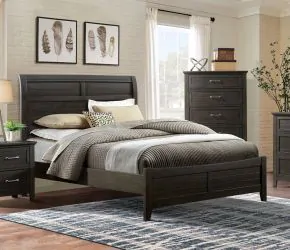 Furniture of America FOA7916EK-BED Alaina - Eastern King Bed - Walnut