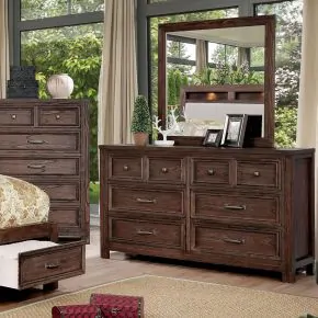 Furniture of America CM7365A-D Tywyn - Dresser - Dark Oak