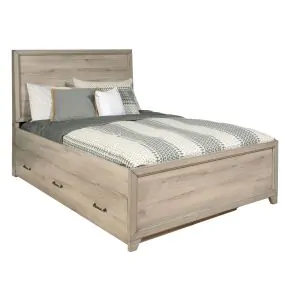 Samuel Lawrence Furniture S496-YBR-K2 River Creek - Full Panel Bed - River Birch Brown