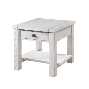 New Classic T3883-20 New Classic T3883-20 Dorsey - 1 Drawer End Table -White