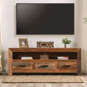 Furniture of America FOA51035 Galanthus - Media Console - Weathered Natural Tone
