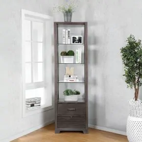 Furniture of America CM5900-PC Tienen - Pier Cabinet - Gray