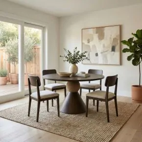 Liberty Furniture 440B-CD-O5PDS Liberty Furniture 440B-CD-O5PDS Briarcrest - Opt 5 Piece Pedestal Table Set - Dark Smoke