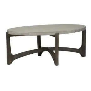 Liberty Furniture 292-OT1010 Cascade - Oval Cocktail Table - Wirebrush Rustic Brown