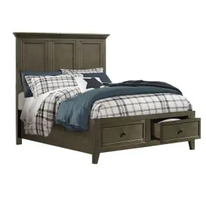 Intercon SM-BR-4325FS-GRY-C Intercon SM-BR-4325FS-GRY-C San Mateo Youth - Full Storage Bed - Gray
