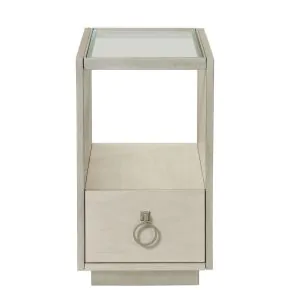 Riverside Furniture 50212 Maisie - Chairside Table - Champagne