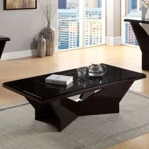 Furniture of America CM4183BK-C Dubendorf - Coffee Table - Black