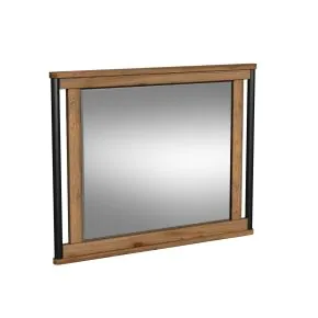 Intercon NC-BR-8091-HCK-C Norcross - Mirror - Hickory