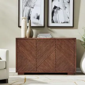 Liberty Furniture 214-AC56 Liberty Furniture 214-AC56 Easton - 3 Door Accent Cabinet - Urban Bronze