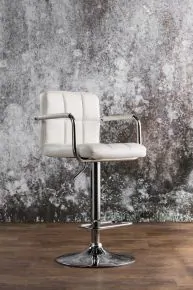 Furniture of America CM-BR6917WH Corfu - Bar Stool - White